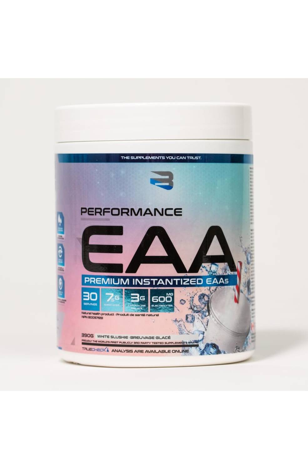 Believe Supplements Performance EAA - White Slushie 390 g - Amino Acids