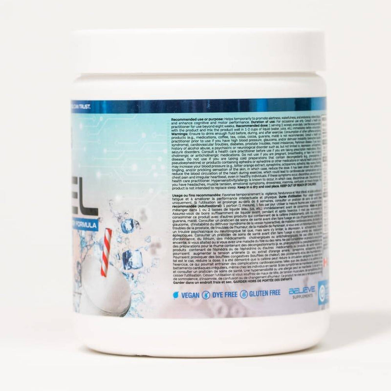 Believe Supplements Pre Fuel - White Slushie 290 g - Pre-workout