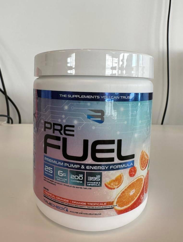 Believe Supplements Pre Fuel - Tropical Orange 290 g - Pre-workout