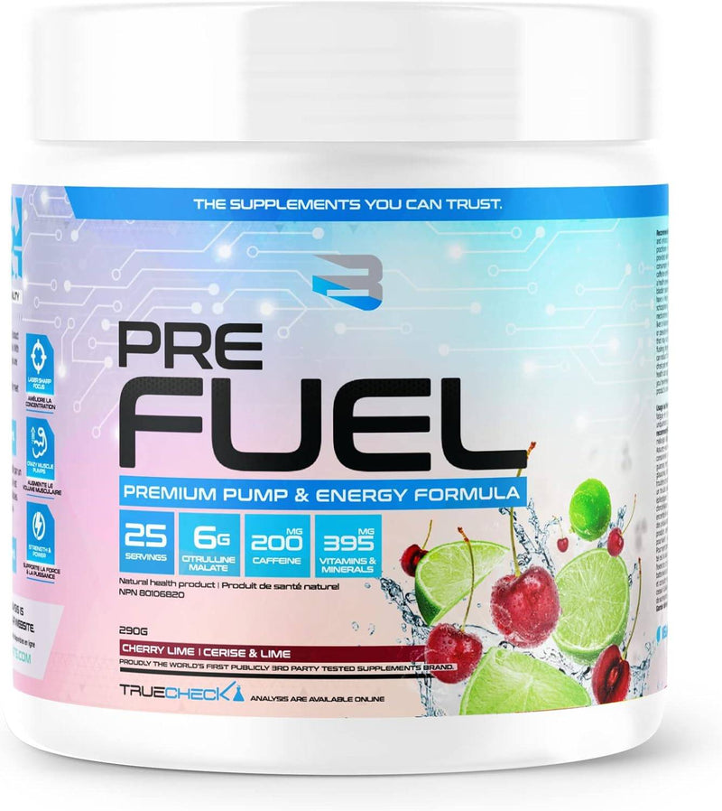 Believe Supplements Pre Fuel - Cherry Lime 290 g - Pre-workout