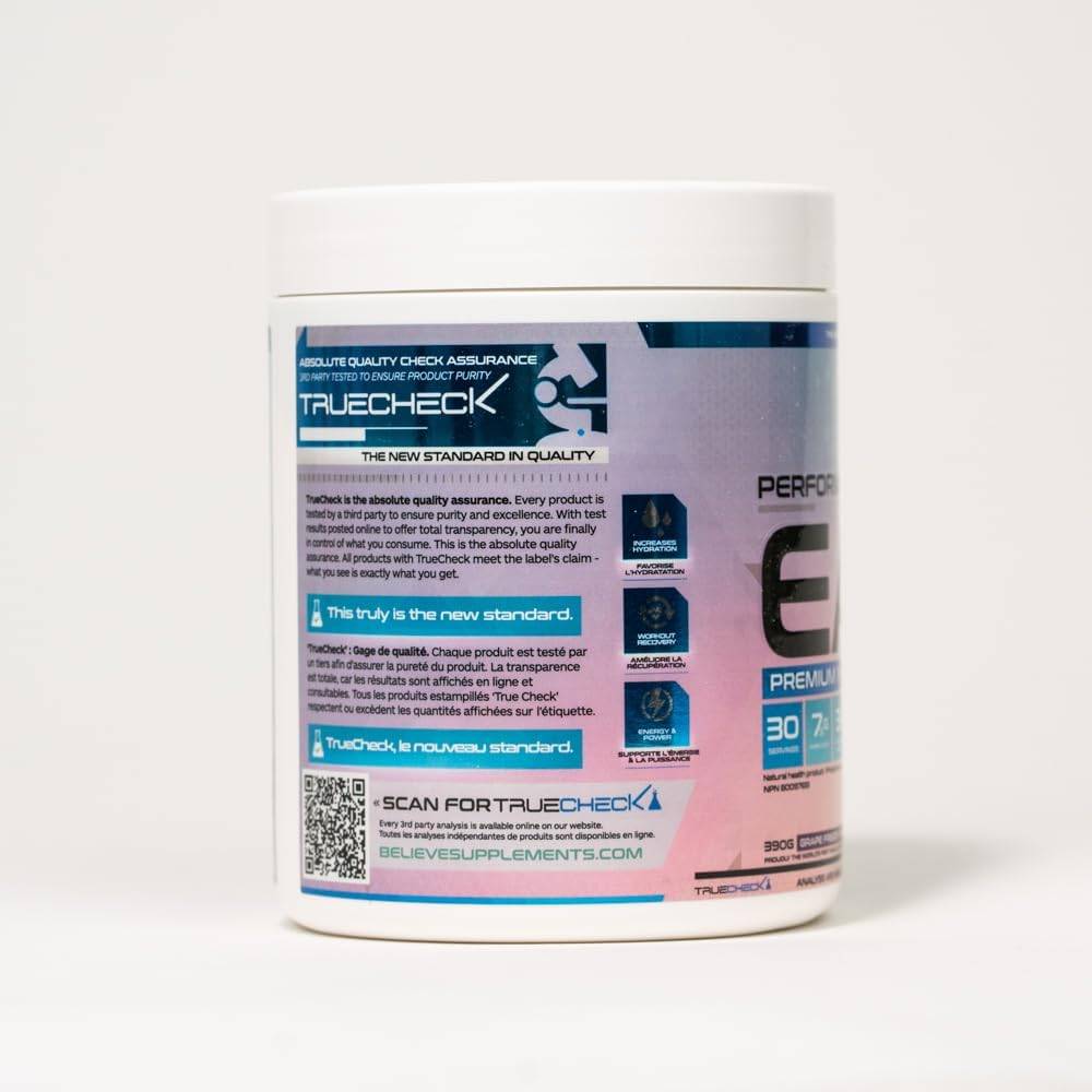 Believe Supplements Performance EAA - Grape Freeze 390 g - Amino Acids