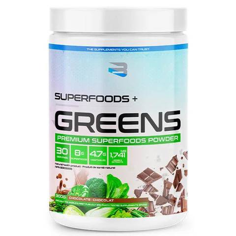 Believe Supplements Superfoods + Greens - Chocolate 300 g - Greens