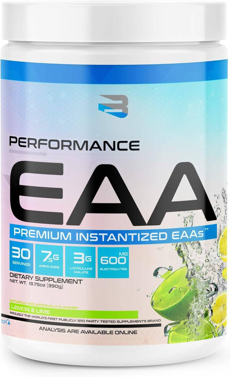 Believe Supplements Performance EAA - Lemon Lime 390 g - Amino Acids