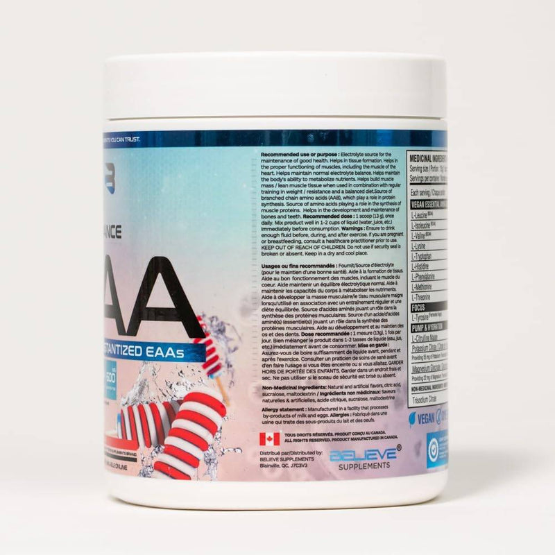 Believe Supplements Performance EAA - Cyclone Pumpsicle 390 g - Amino Acids