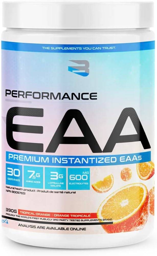 Believe Supplements Performance EAA - Tropical Orange 390 g - Amino Acids