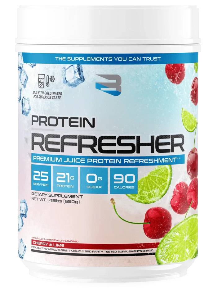 Believe Supplements Protein Refresher - Cherry Lime 656 g - Protein Powder