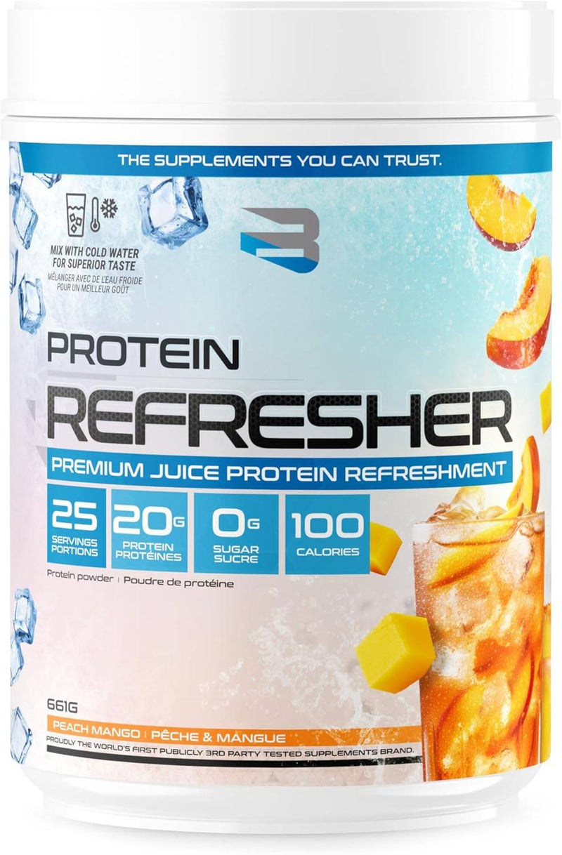 Believe Supplements Protein Refresher - Peach Mango 656 g - Protein Powder