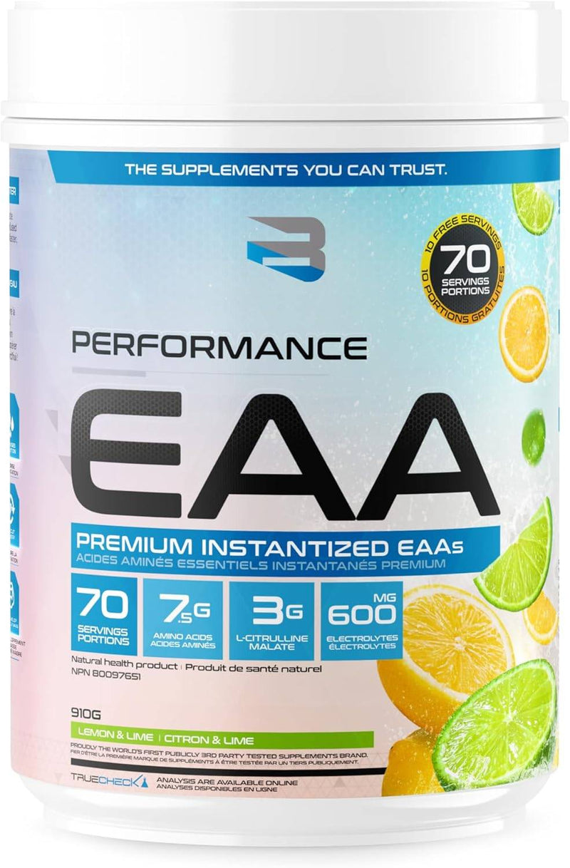 Believe Supplements Performance EAA - Lemon Lime 910 g - Amino Acids