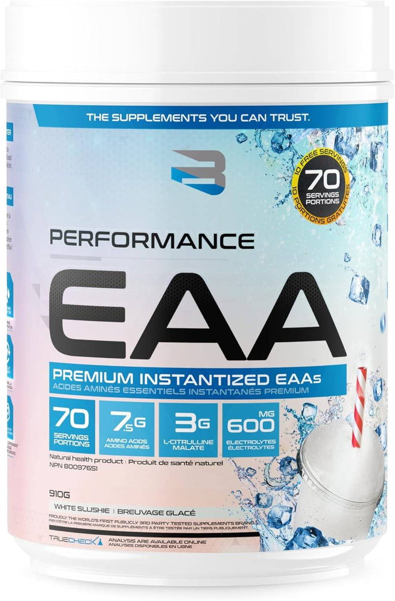 Believe Supplements Performance EAA - White Slushie 910 g - Amino Acids