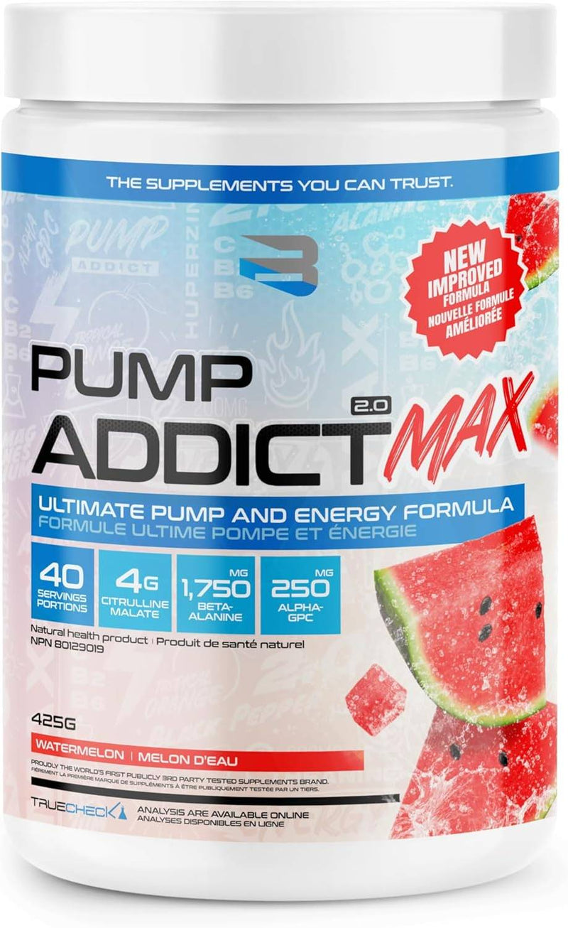 Believe Supplements Pump Addict MAX - Watermelon 425 g - Pre-workout