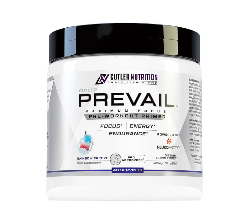 Cutler Nutrition Prevail - Rainbow Freeze 40 servings - Pre-workout