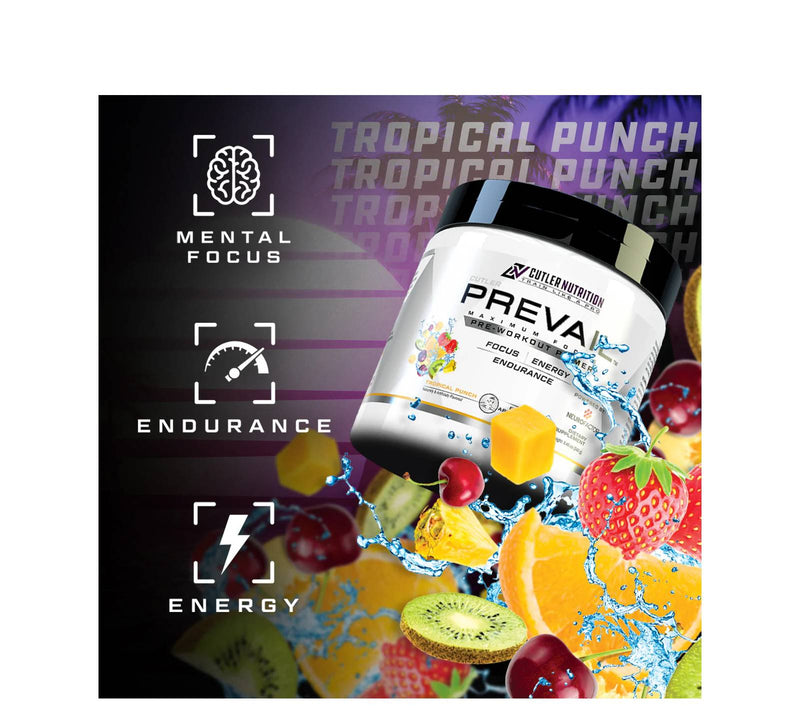 Cutler Nutrition Prevail - Rainbow Freeze 40 servings - Pre-workout