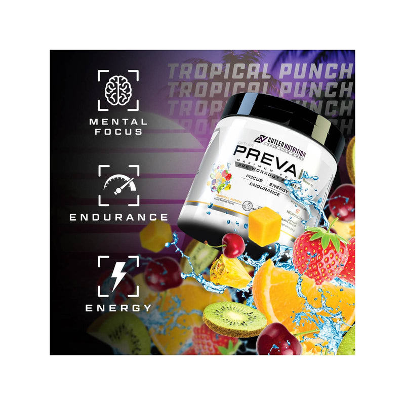 Cutler Nutrition Prevail - Sour Rainbow Candy 40 servings - Pre-workout