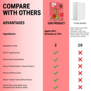 Bob Snail Fruit Rolls - Apple Strawberry 5-Pack - Snack