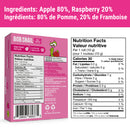 Bob Snail Fruit Rolls - Apple Raspberry 5-Pack - Snack