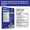 Bob Snail Stripes - Apple Pear Blueberry 7-Pack - Dried Fruits