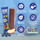 Bob Snail Stripes - Apple Pear Blueberry 7-Pack - Dried Fruits