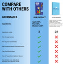 Bob Snail Stripes - Apple Pear Blueberry 7-Pack - Dried Fruits