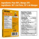 Bob Snail Stripes - Pear Mango 7-Pack - Dried Fruits
