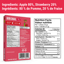 Bob Snail Stripes - Apple Black Currant 7-Pack - Dried Fruits