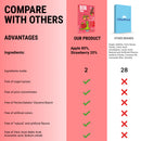 Bob Snail Stripes - Apple Black Currant 7-Pack - Dried Fruits