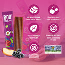 Bob Snail Stripes - Apple Black Currant 7-Pack - Dried Fruits