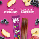 Bob Snail Stripes - Apple Black Currant 7-Pack - Dried Fruits