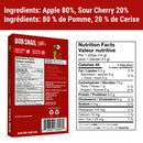 Bob Snail Stripes - Apple Sour Cherry 7-Pack - Dried Fruits