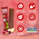 Bob Snail Stripes - Apple Sour Cherry 7-Pack - Dried Fruits