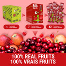 Bob Snail Stripes - Apple Sour Cherry 7-Pack - Dried Fruits