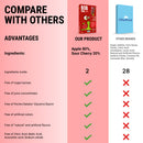 Bob Snail Stripes - Apple Sour Cherry 7-Pack - Dried Fruits