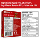 Bob Snail Fruit Rolls - Apple Sour Cherry 5-Pack - Snack