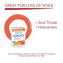 Boiron Homeovox - 60 chewable tablets - Homeopathy