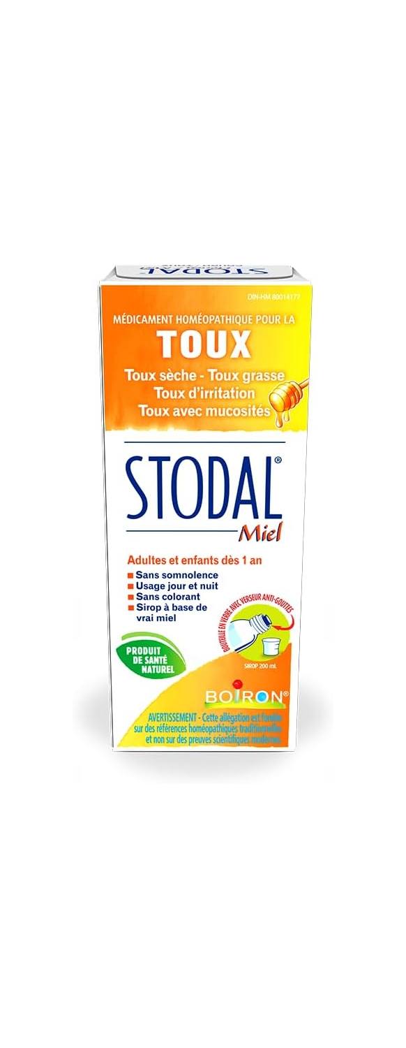 Boiron Stodal Cough Syrup Honey Adult 200ml