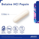 Pure Encapsulations Betaine HCl Pepsin - 250 capsules - Enzymes