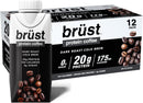 Brüst Cold Brew Protein Coffee - Dark Roast (12x330ml) - 12-pack - - Protein Shake