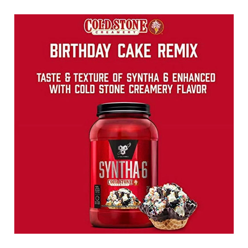 BSN syntha-6 Coldstone Birthdayday Cake Remix / 2.59lbs