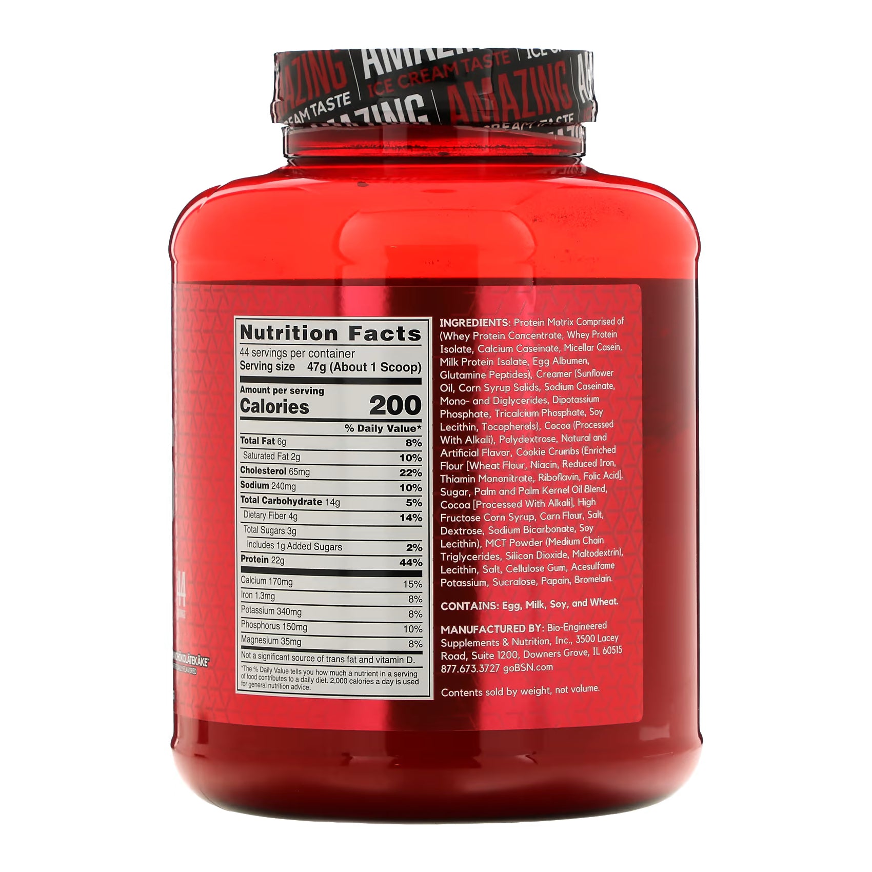 BSN syntha-6 Coldstone German Chocolate Cake / 4.56lbs