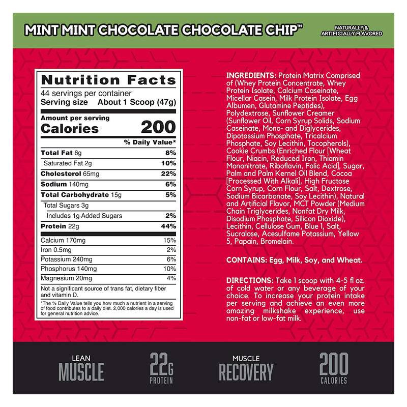 BSN syntha-6 Coldstone Mint Chocolate Chip / 4.56lbs