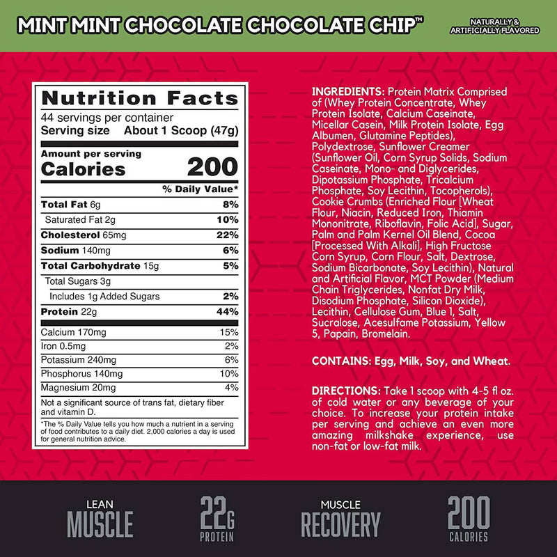 BSN syntha-6 coldstone Mint Chocolate Chip / 4.56lbs