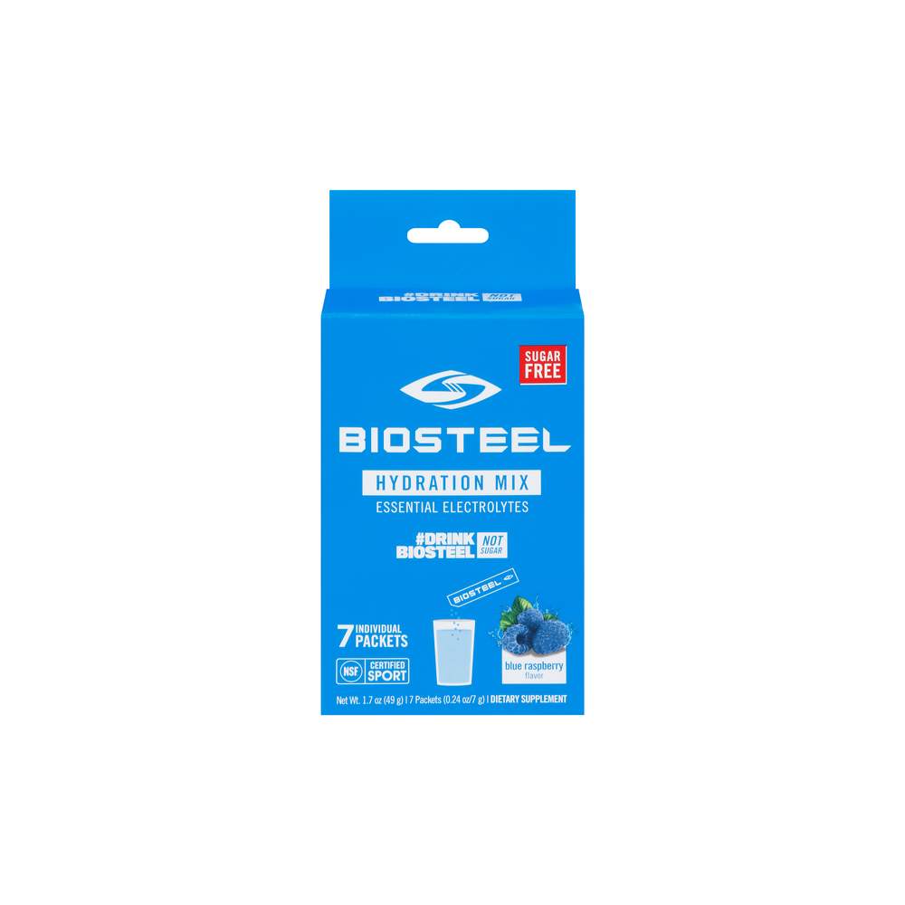 BioSteel Hydration Mix (Pack of 16) Blue Raspberry / 7-pack