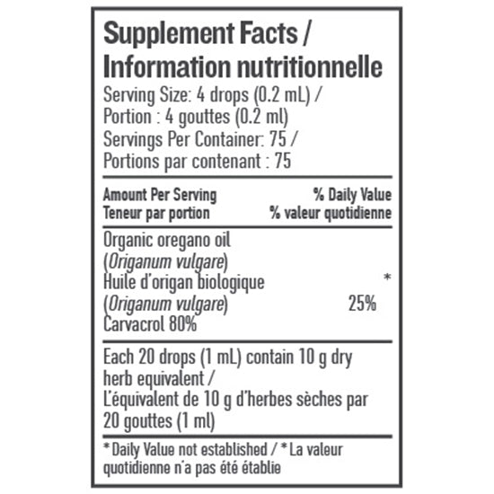 Botanica Organic Oregano Oil - 2x15ml - Herbals