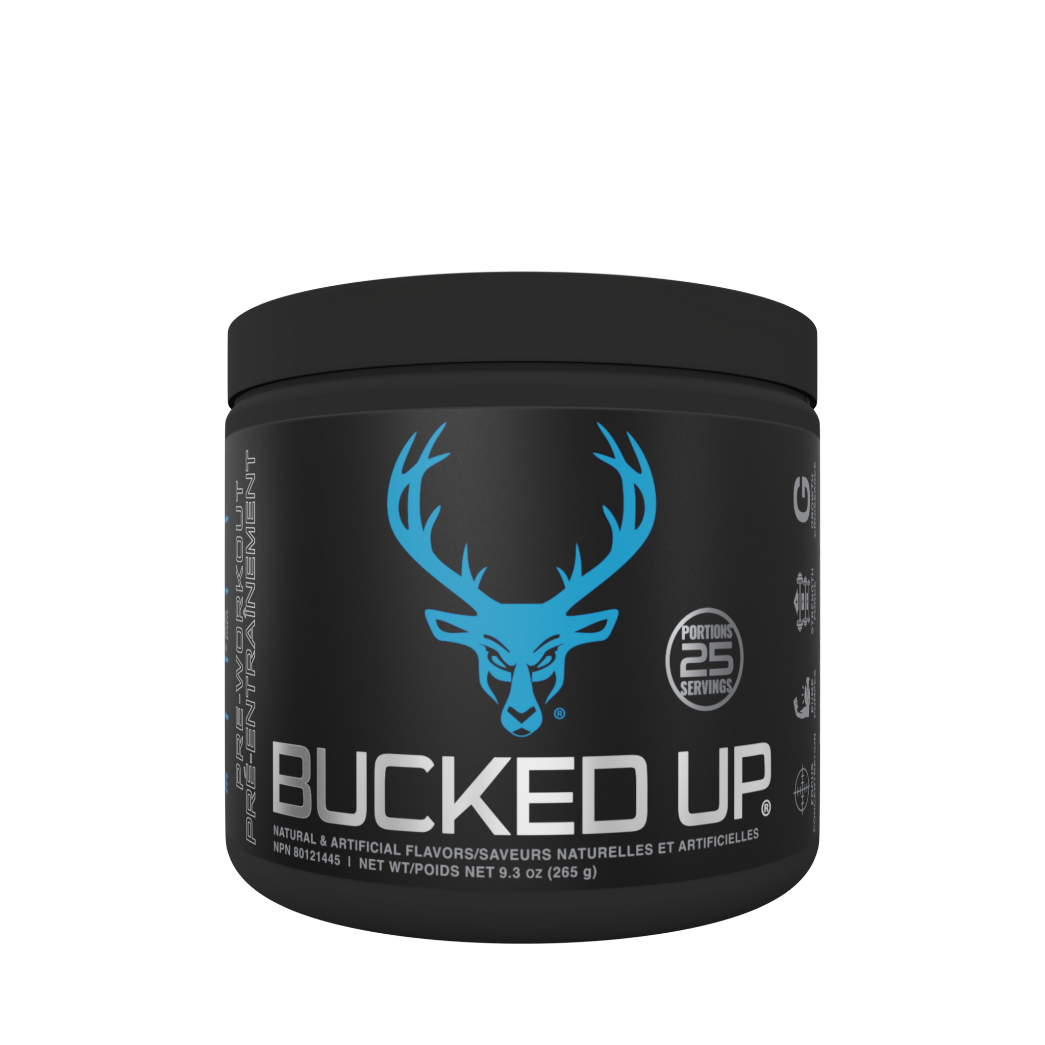 Bucked Up Pre-Workout, Blue Raz, 25 Servings