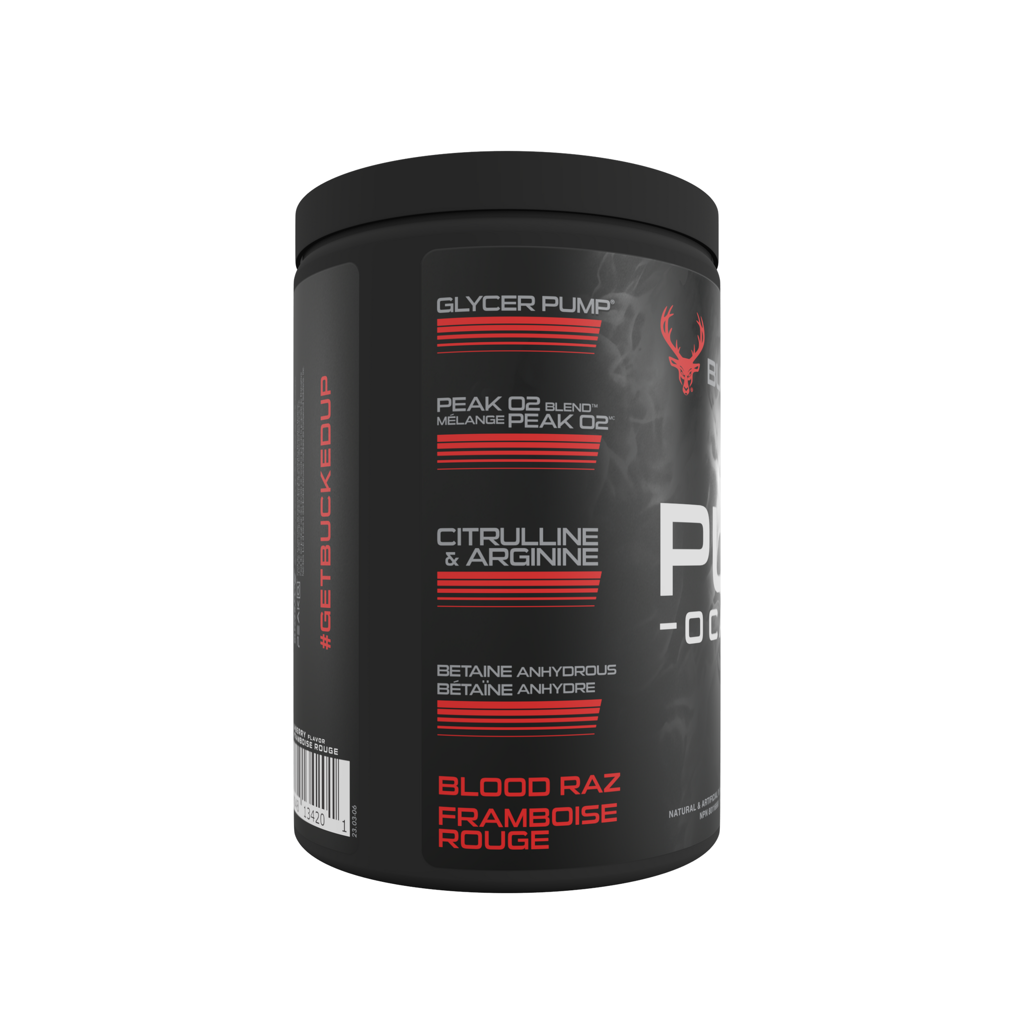 Bucked Up Pump-ocalypse - Blood Raz 30 servings - Pre-Workout