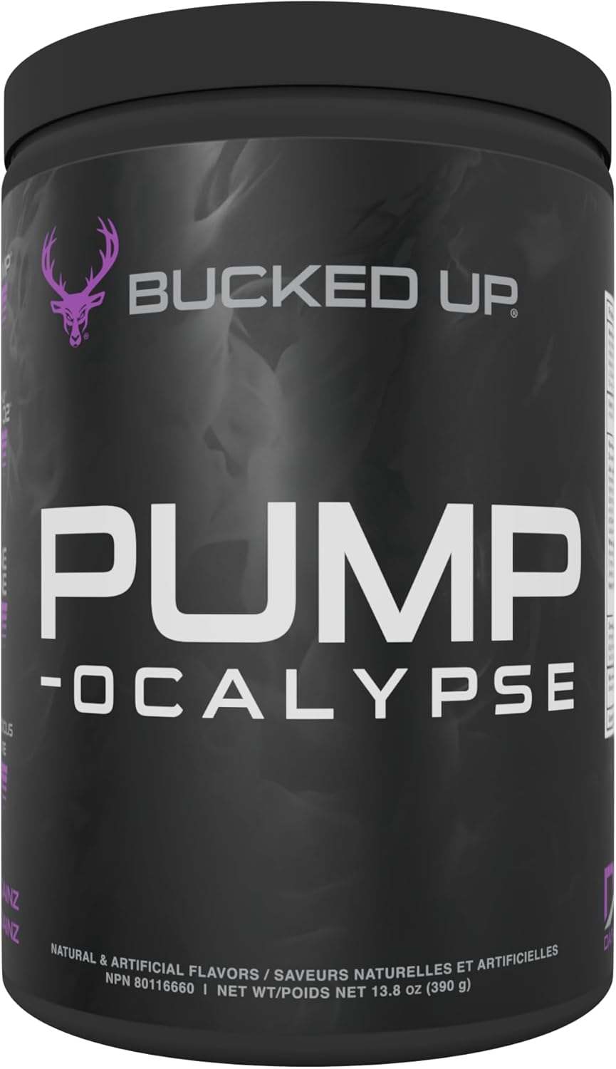 Bucked Up Pump-ocalypse - Grape Gainz 30 servings - Pre-Workout