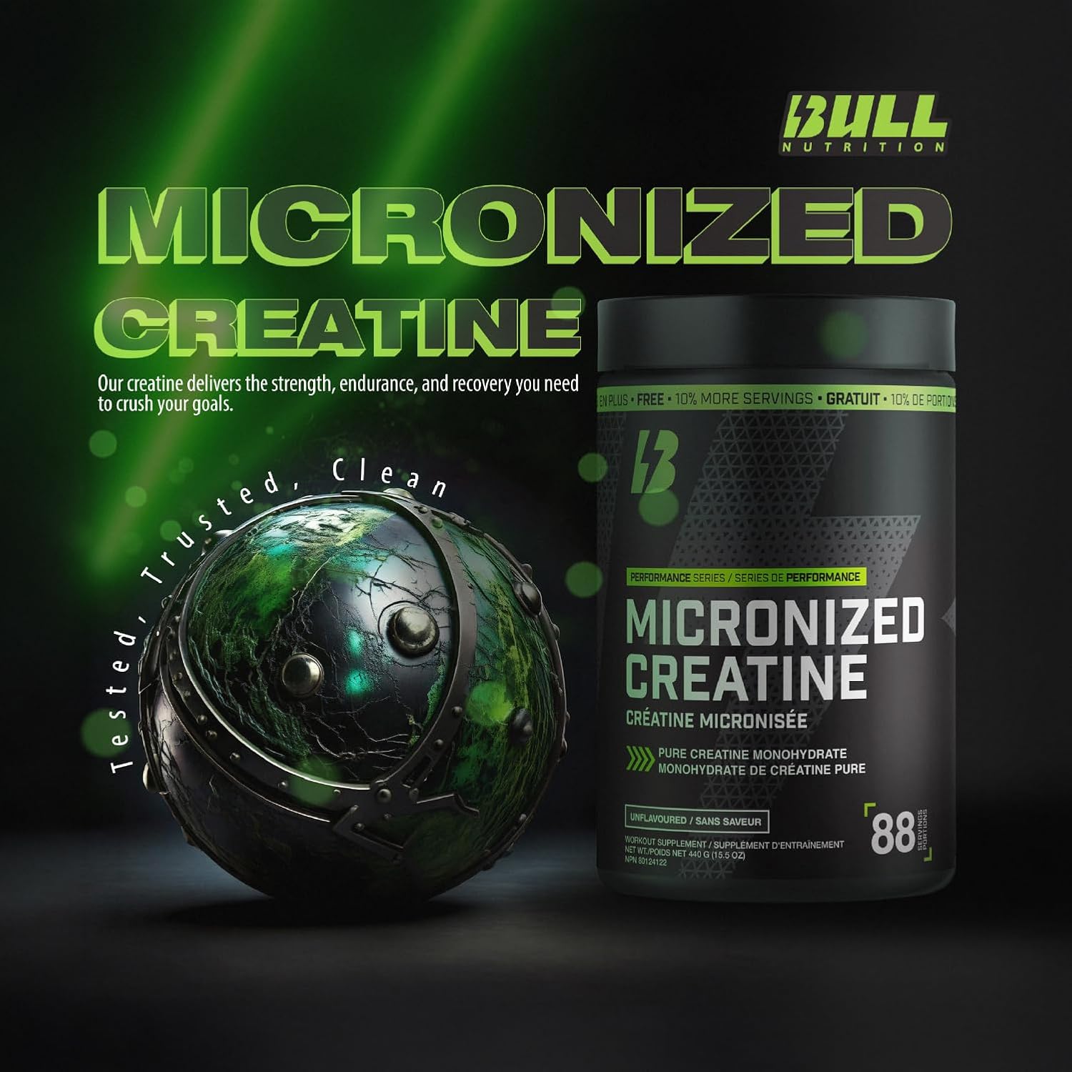 Bull Nutrition Micronized Creatine