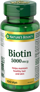 Nature's Bounty Biotin 5000mcg - - Vitamin B