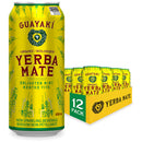 Guayaki Organic Yerba Mate Can - Enlighten Mint 12-pack - Energy Drinks