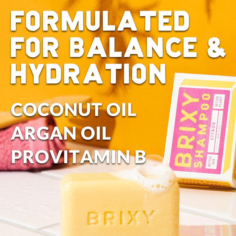 Brixy Shampoo Bar Citrus / 4Oz