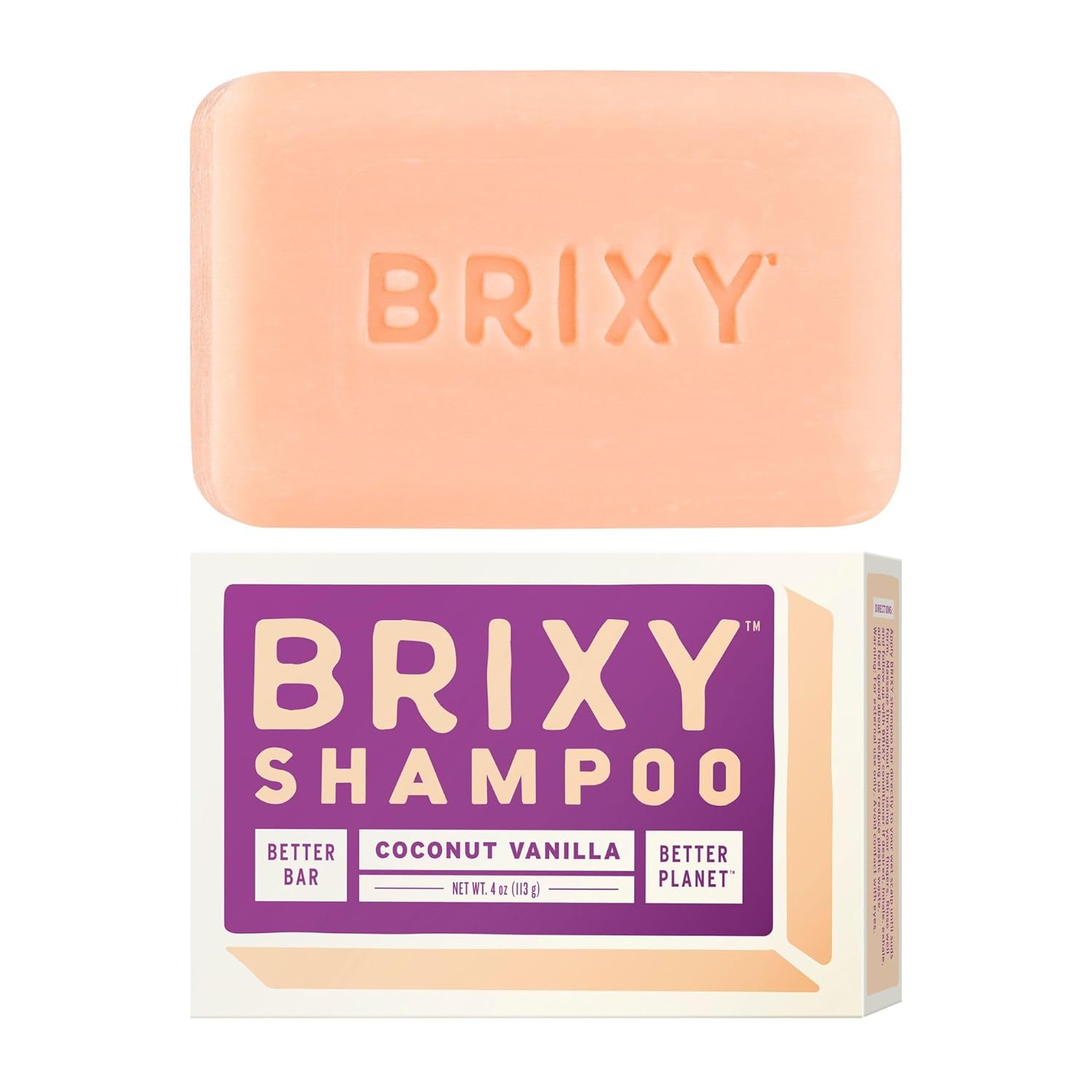 Brixy Shampoo Bar Coconut Vanilla / 4Oz